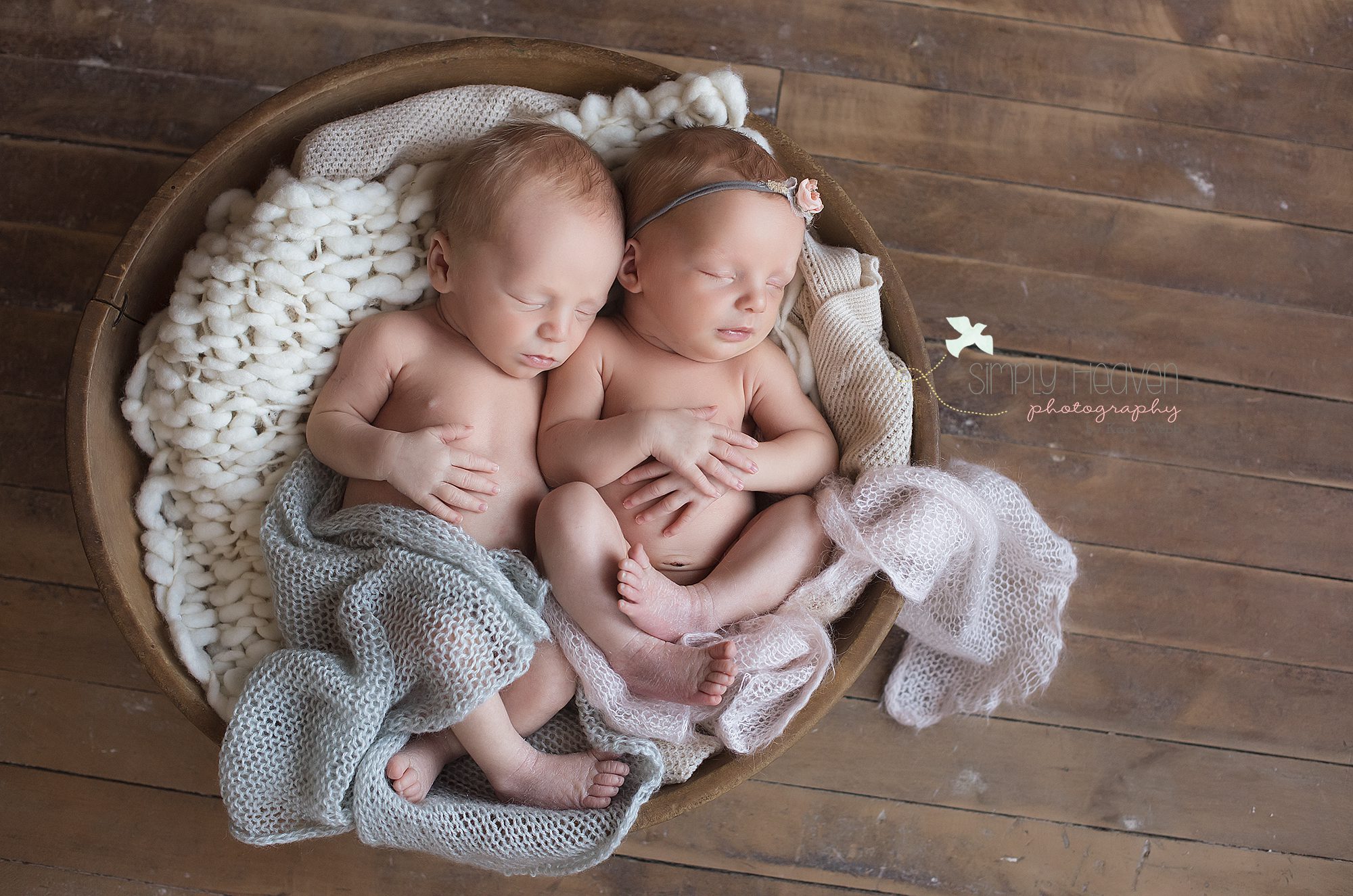 newborn twins simply heaven photography