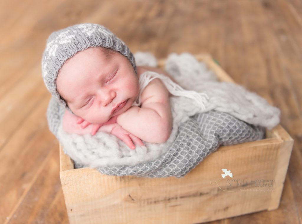 studio newborn session in southern pines